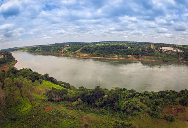Localização da segunda Ponte Brasil - Paraguai - Foto Christian Rizzi