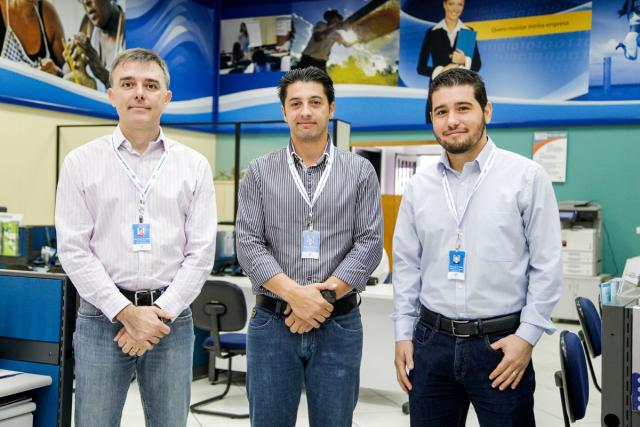 Júlio de Andrade, Edinardo de Aguiar e Rubens Palma Filho - Foto:  Kiko Sierich