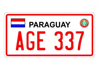 placa-de-carro-decorativa-paraguay-america-do-sul-127401-MLB20340199334_072015-F
